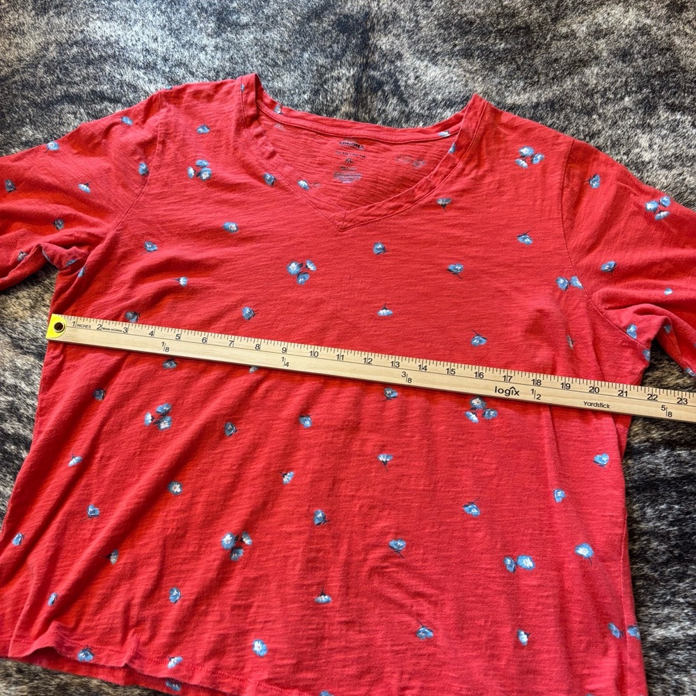 Women’s Sonoma The Everyday Tee, Size XL 100% Cotton - Picture 8 of 8